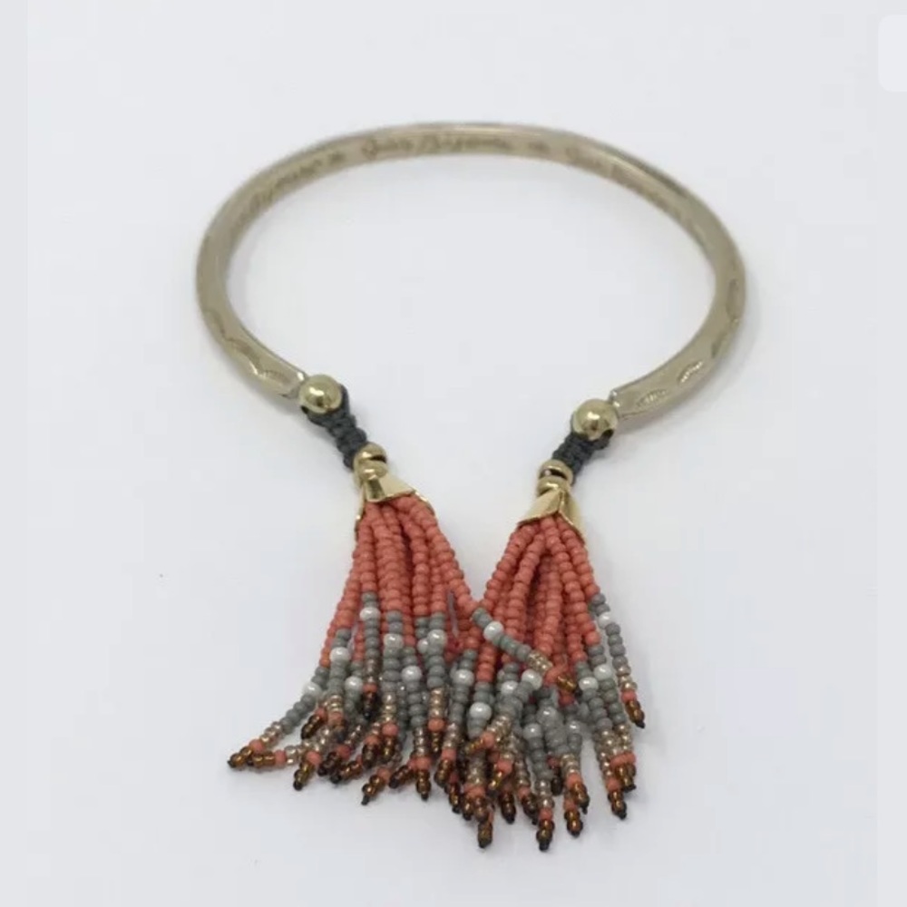 New Anthropologie Gas Bijoux Tassel Cuff Bracelet
